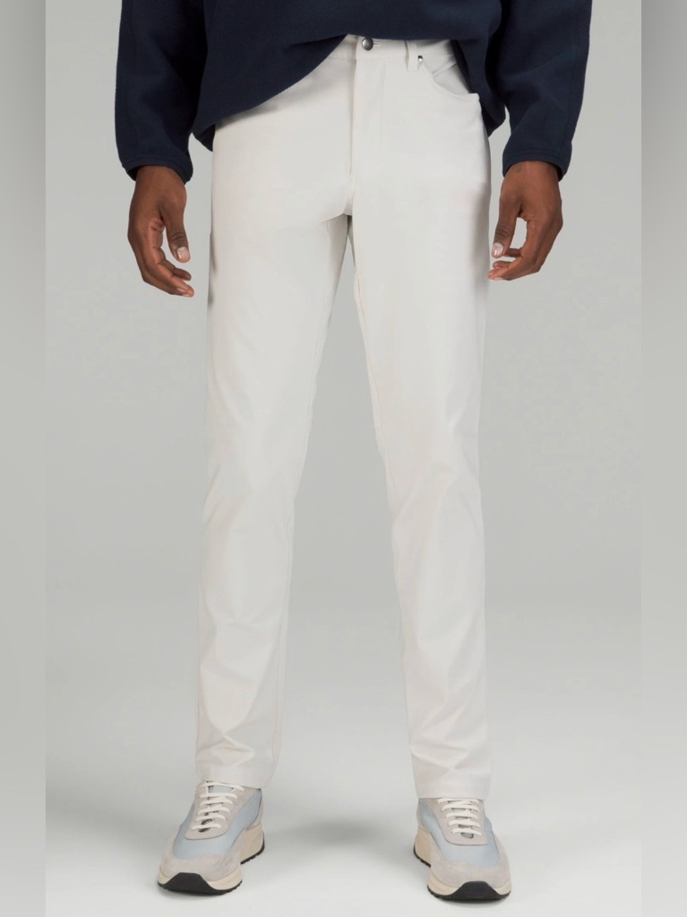 Lululemon Men’s ABC Classic-Fit 5 Pocket Pant 32L Warpstreme Pants 30W BONE